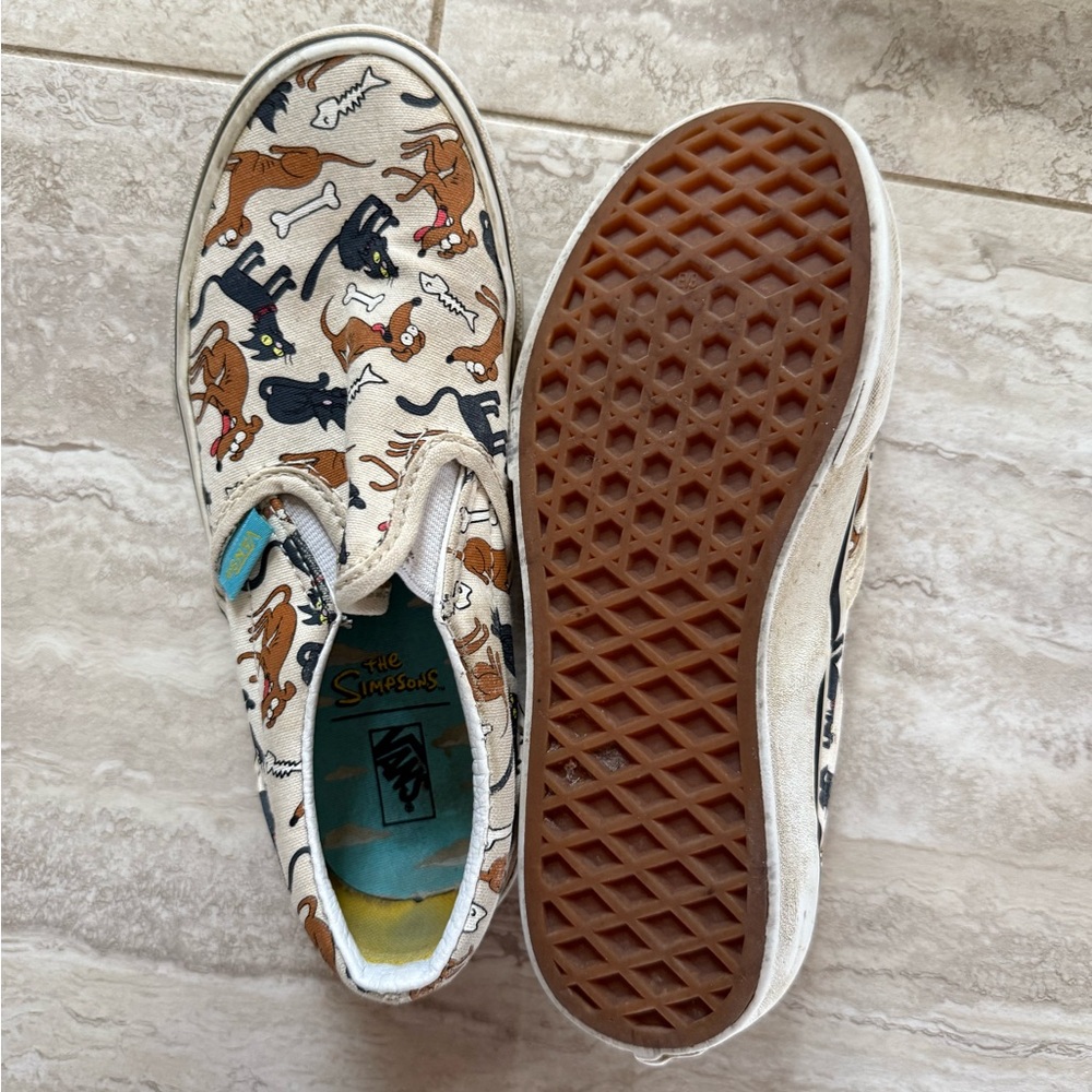 Vans Kids Sneakers - Simpson family pets